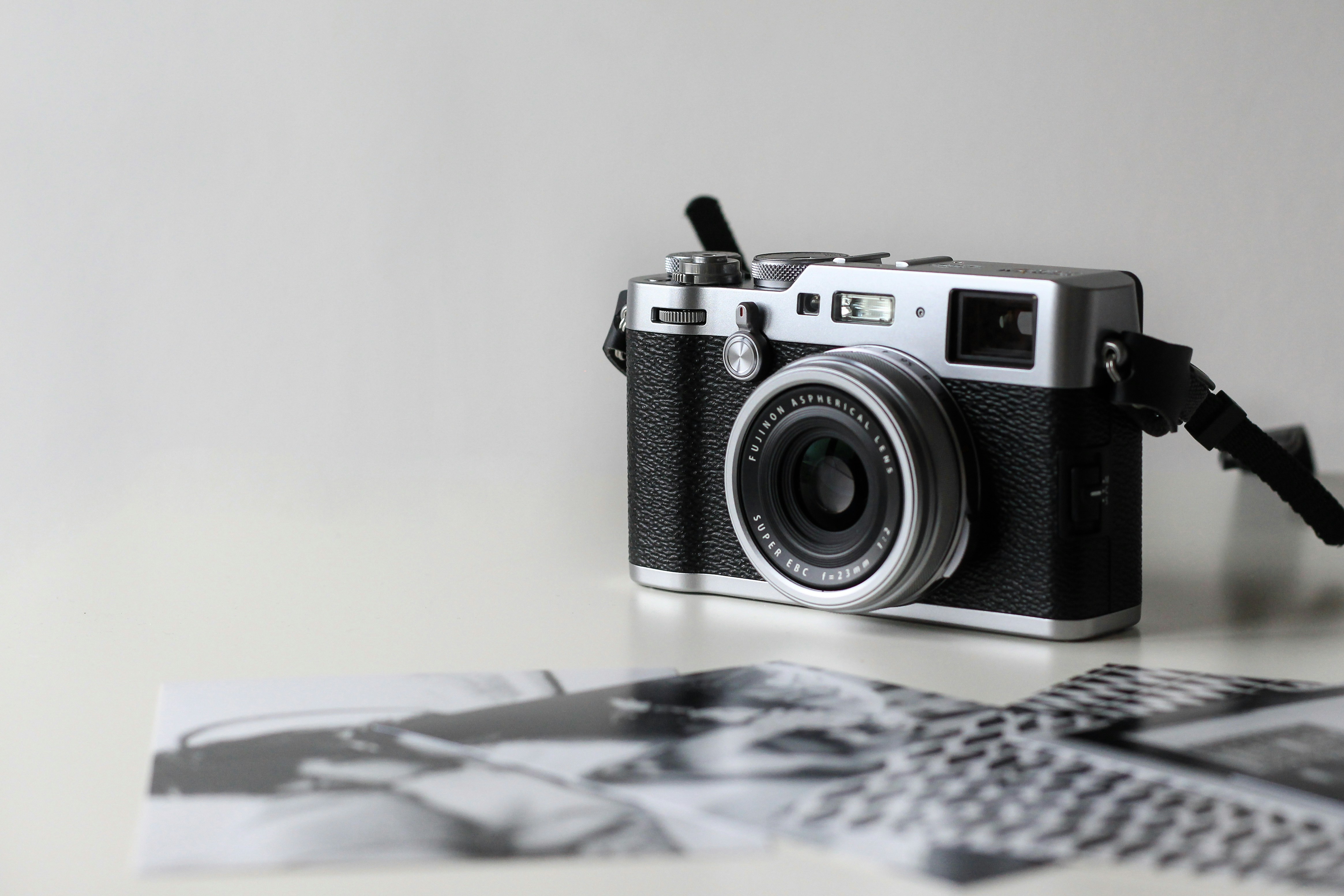 Aufgebaute Fotobox